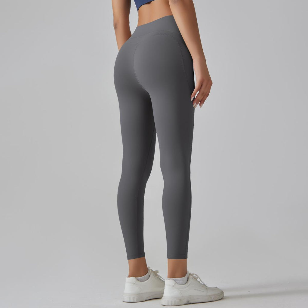 بنطال ضيق قصير بخصر مرتفع