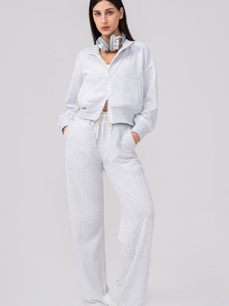 Jacke mit Kragen und Reißverschluss