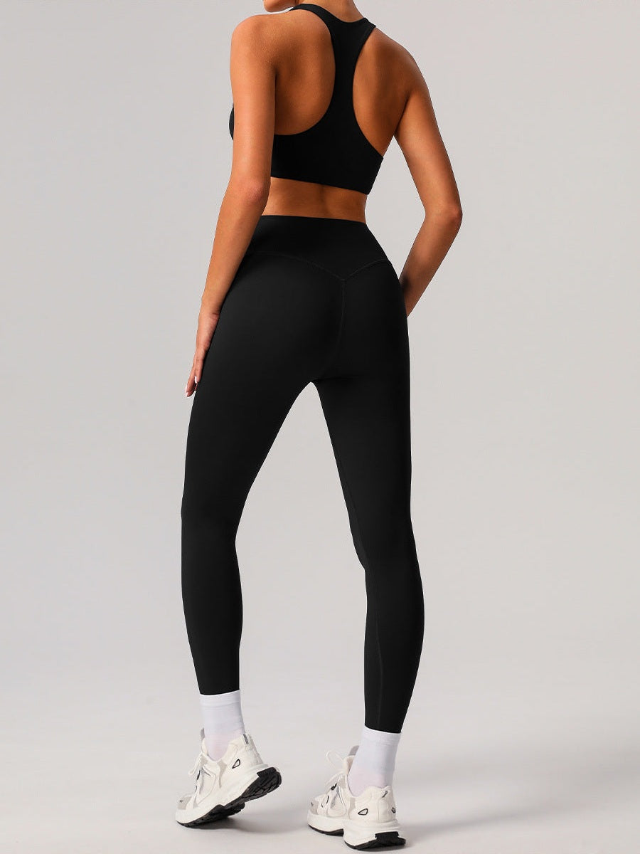 Sport-BH mit H-förmigem Racerback