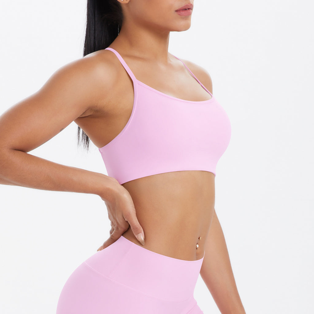 Crossback Push-Up Sports Bra