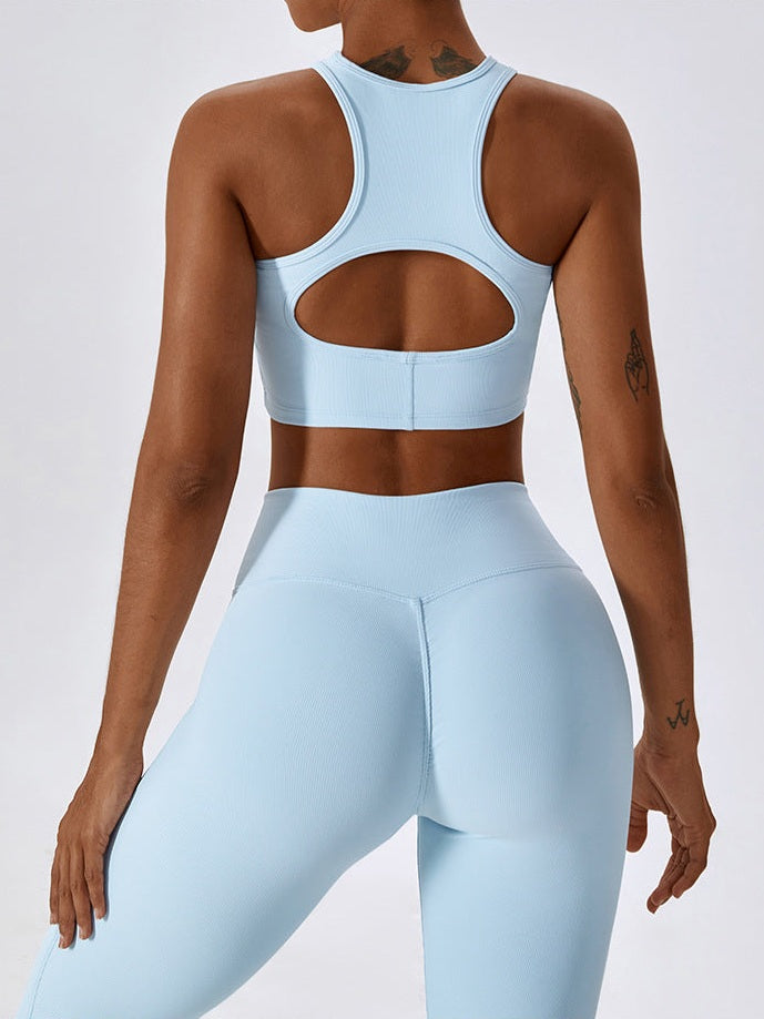Back Cutout Sports Bra