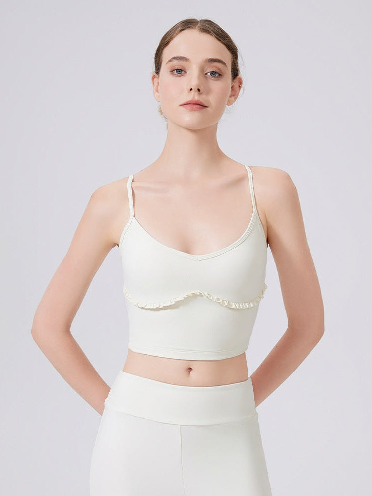 Lace Spaghetti Strap Tank Top