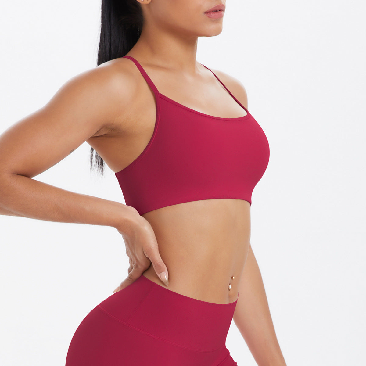 Crossback Push-Up Sports Bra