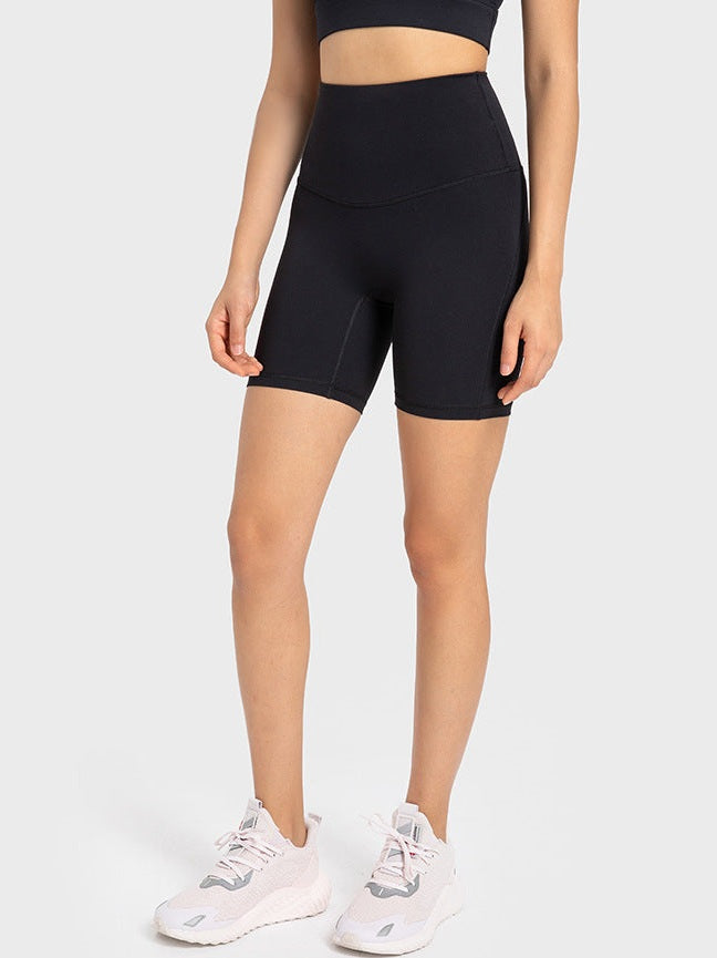 شورت يوغا عالي الخصر