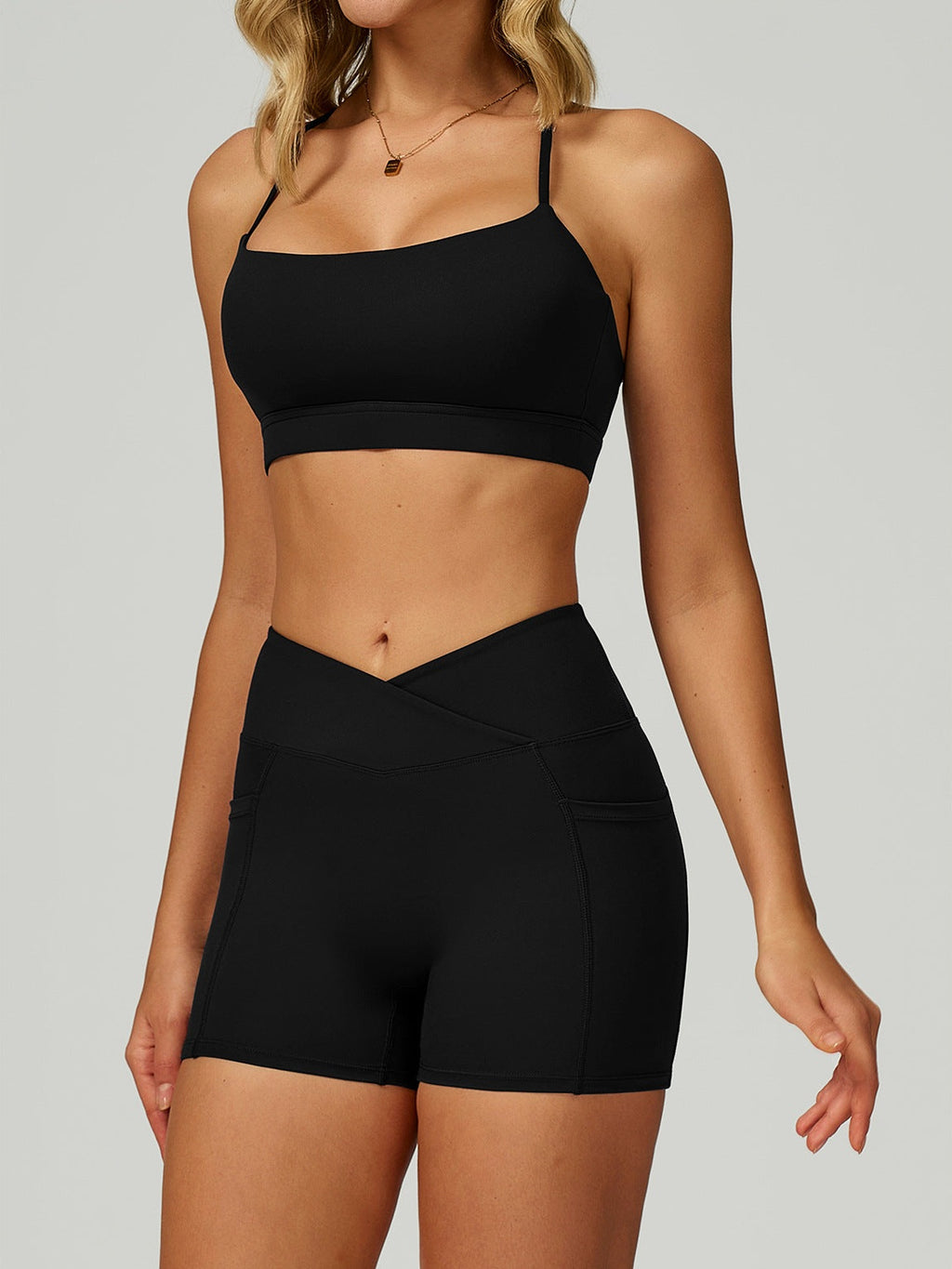 Crossback Yoga Sports Bra