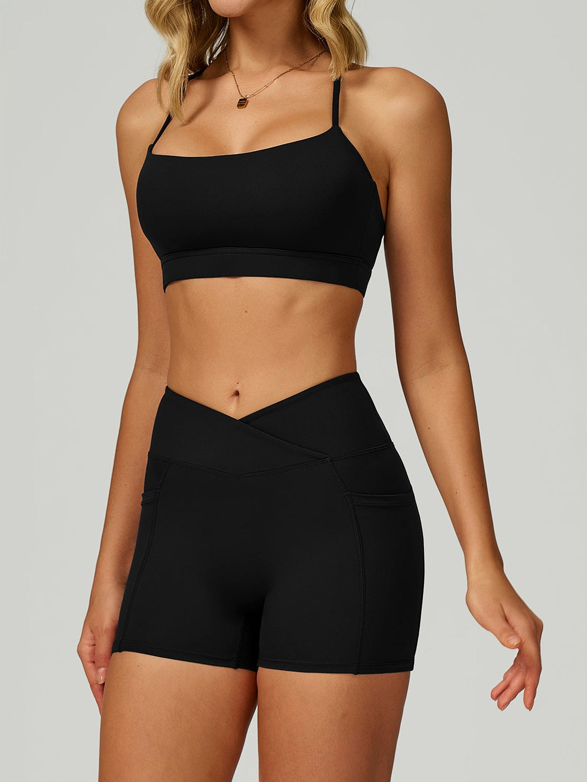 Crossback Yoga Sports Bra