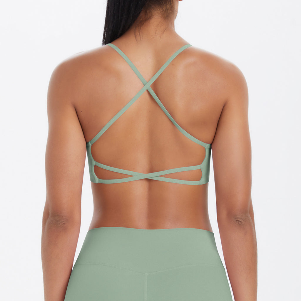 Crossback Push-Up Sports Bra