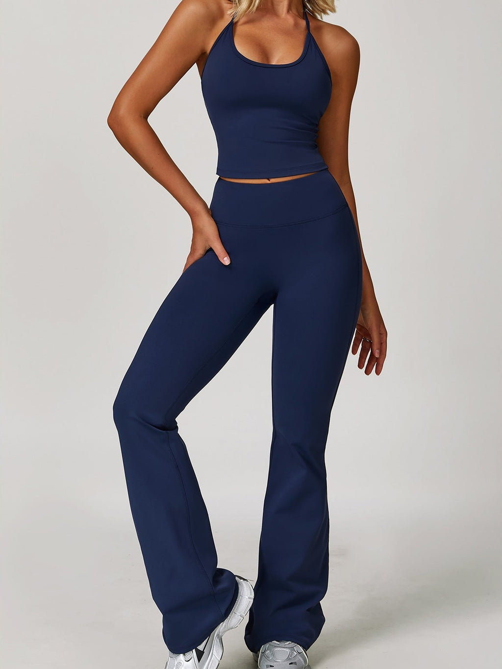 Yogahosen mit hohem Bund