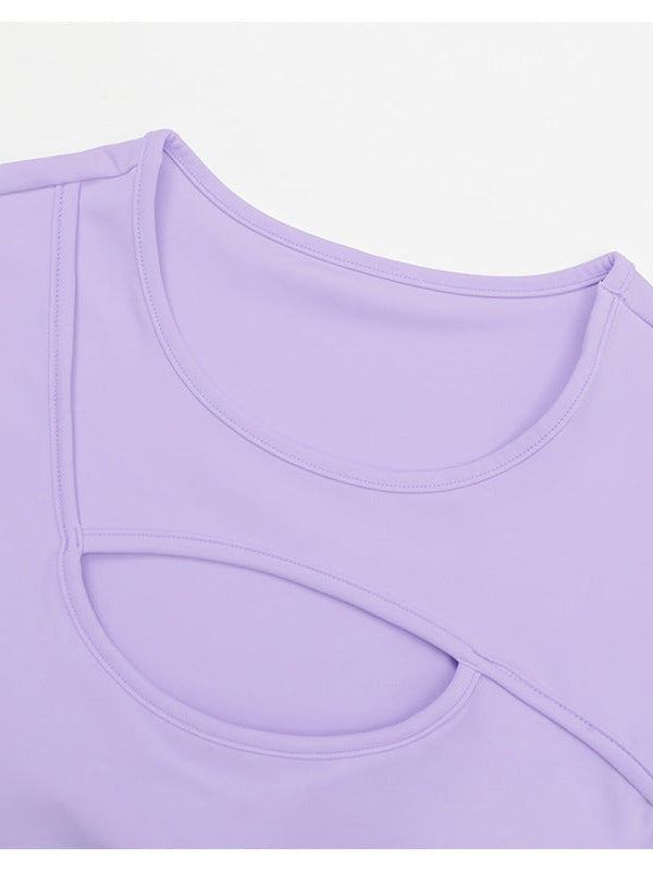 قميص يوغا مجوف