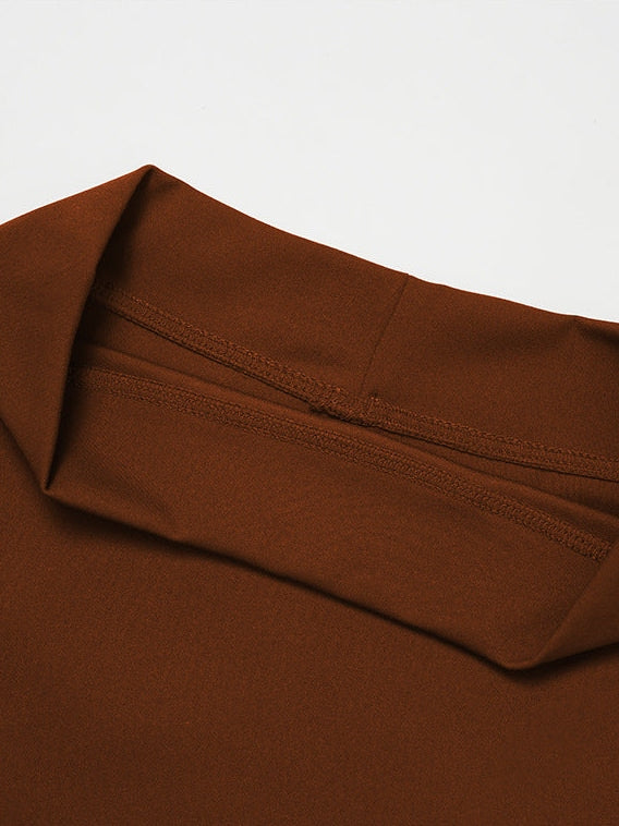 شورت يوغا عالي الخصر