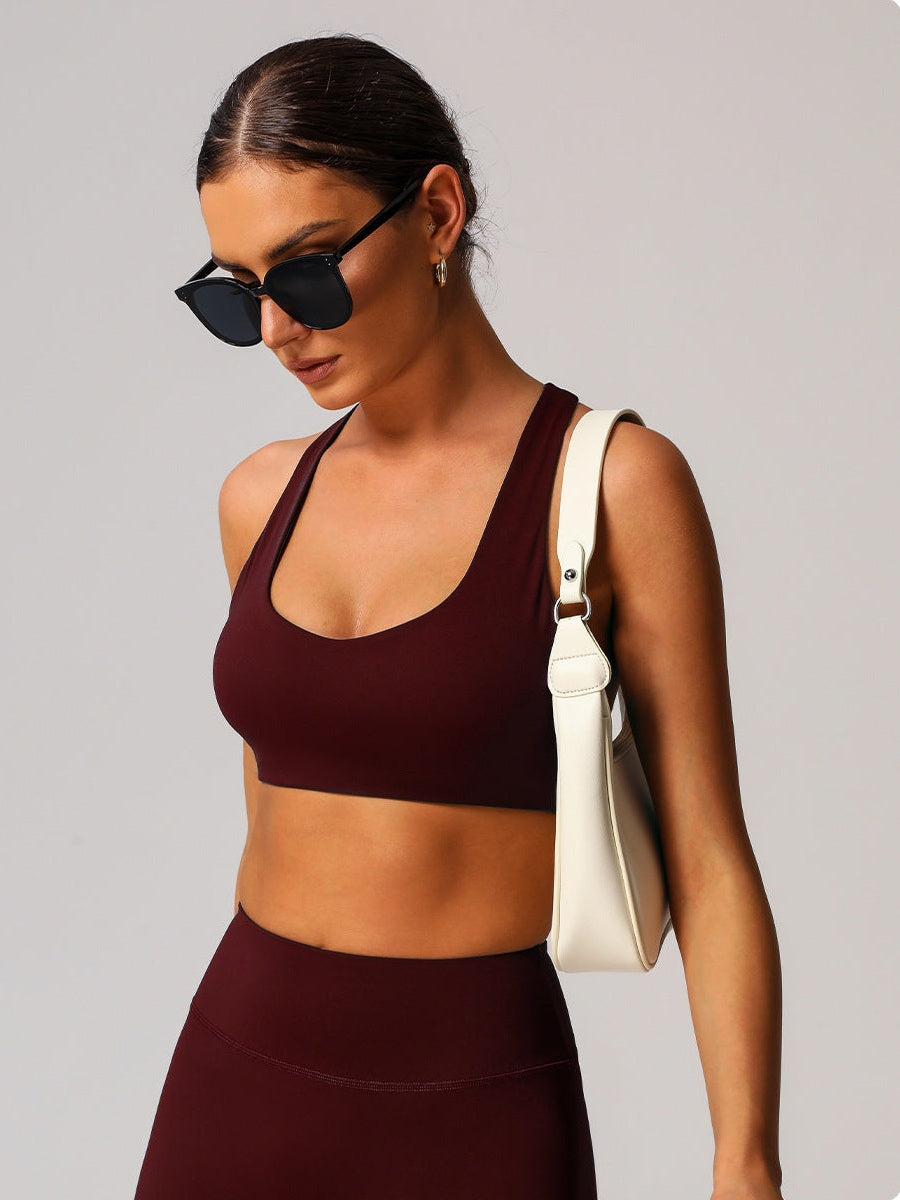 Sport-BH mit H-förmigem Racerback